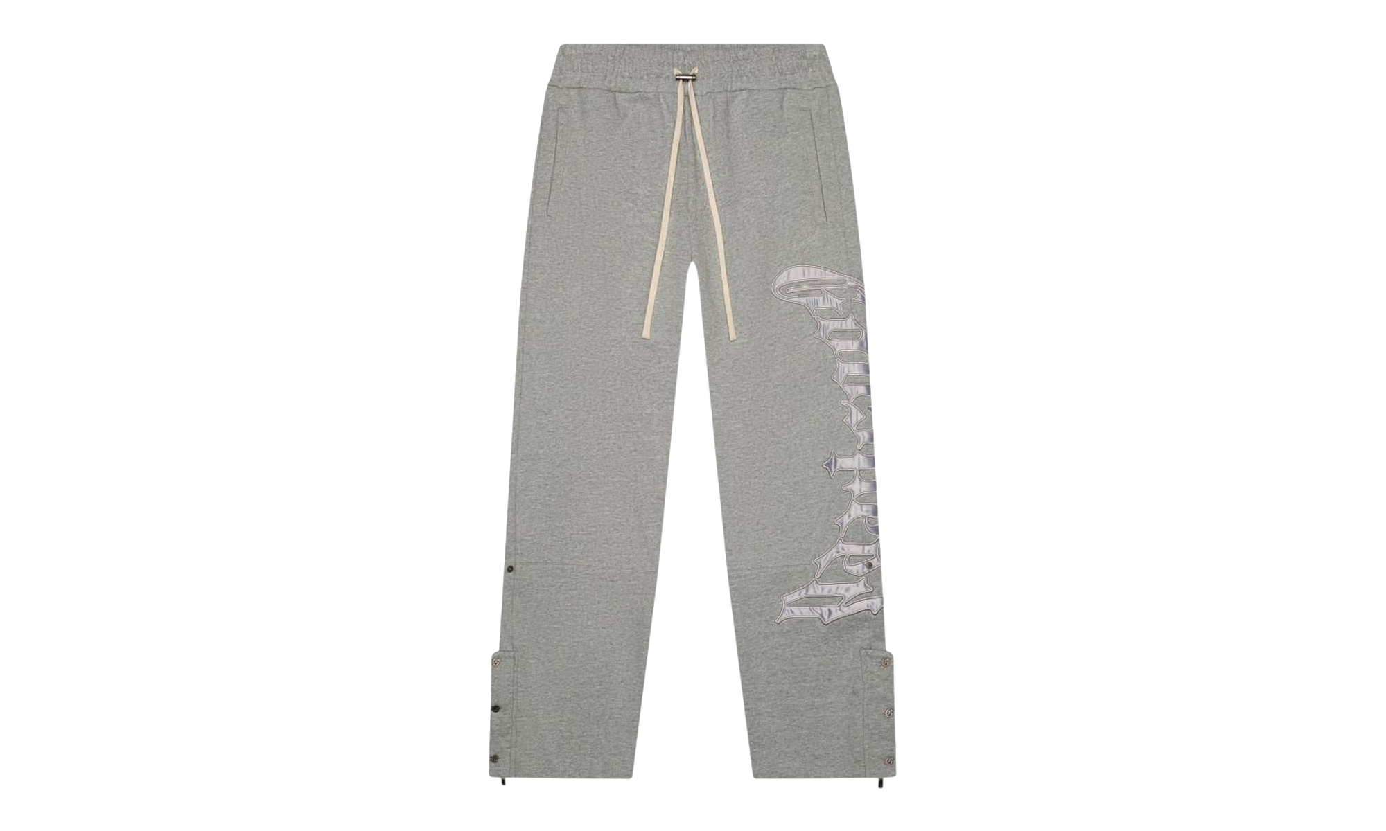 OG Logo Sweatpants V2 "Dark Grey / Silver Satin" GS065