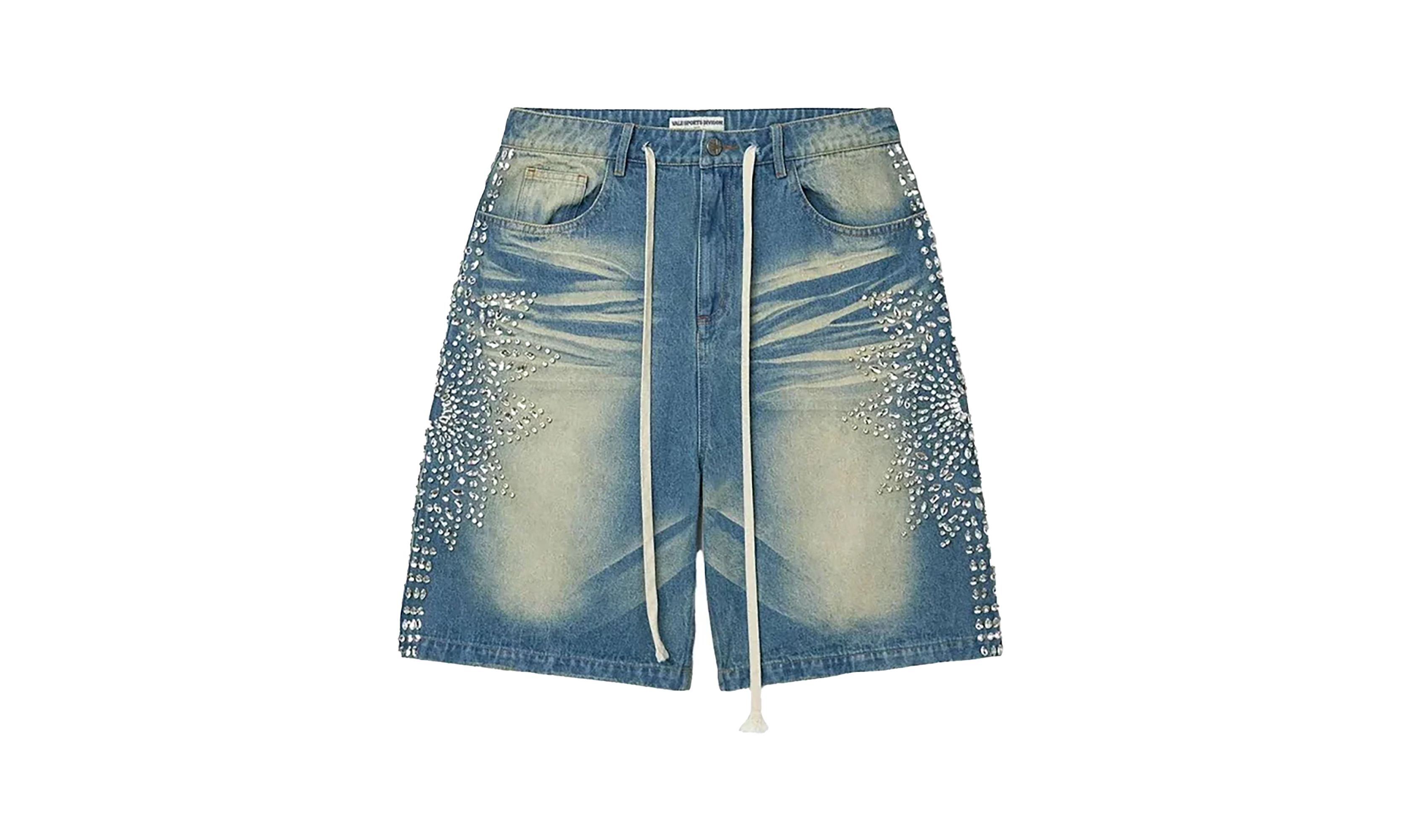 Sirens Crystal Jean Shorts "Black" 10049095
