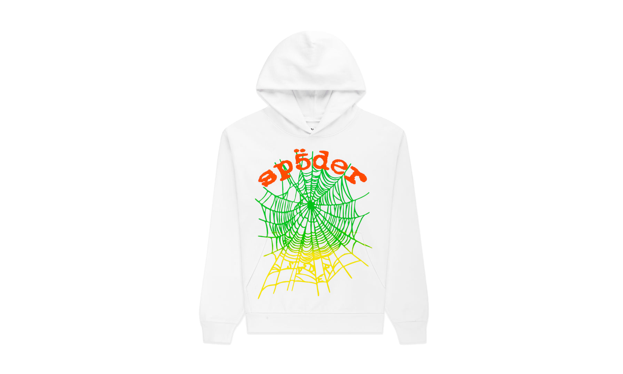 OG Web V2 Gradient Hoodie "White/Red/Green/Yellow" SP5der60