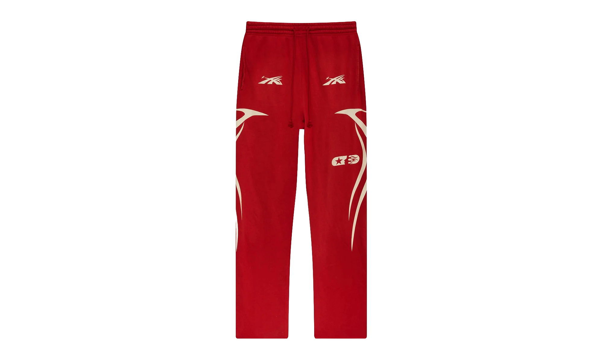 Sports Double Hit Logo Sweatpants "Red" HSR139