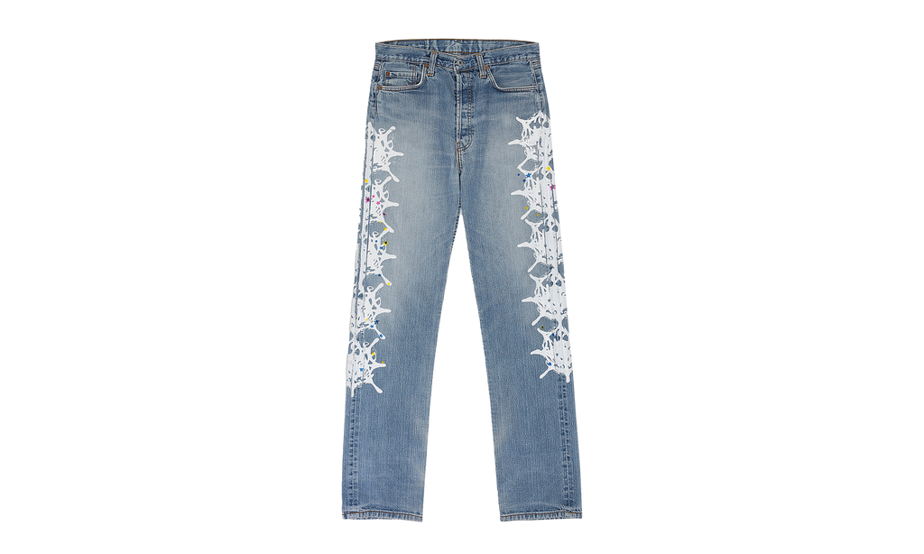 VINTAGE WEB STRAIGHT-FIT JEANS "Denim Blue" SP5der107