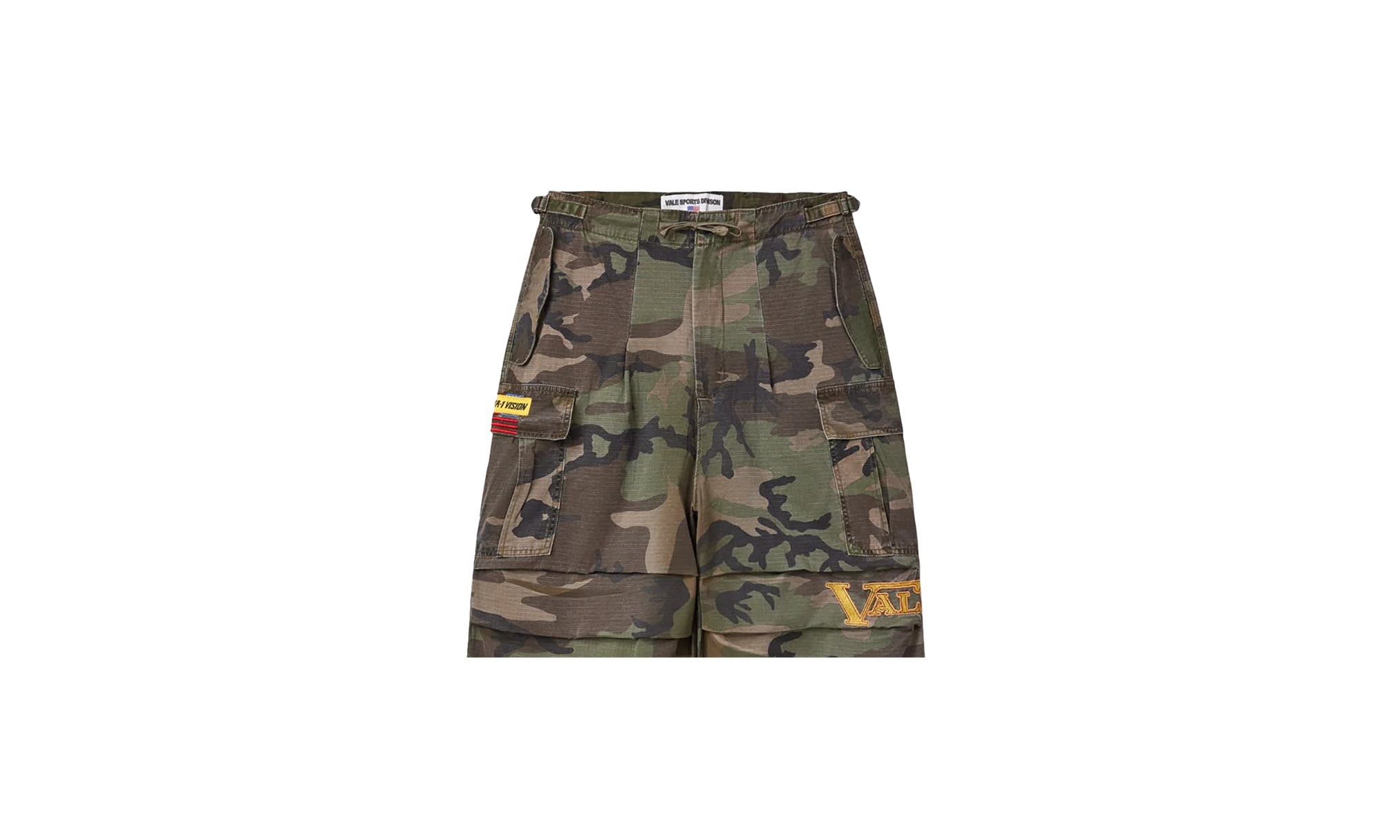 DIV Parachute Cargo Pants "Green Camo" WQD8SIN1