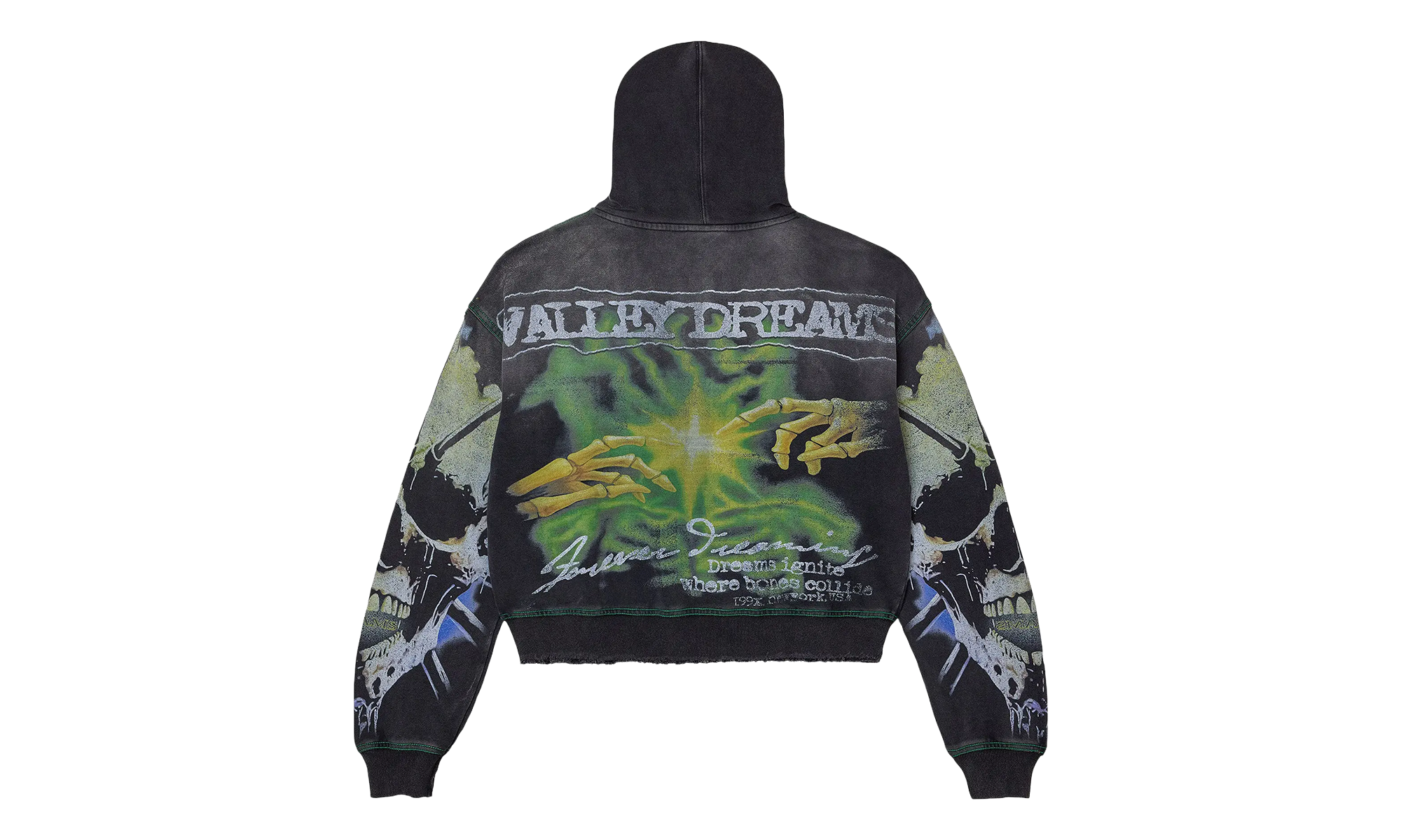 Gravedigger Zip Up Hoodie "Black" VALE 11 007 VFGZUB BK
