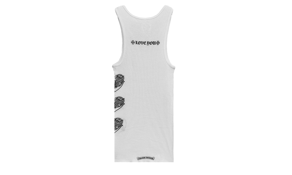 Love You Rib Tank "White" CHRM0501