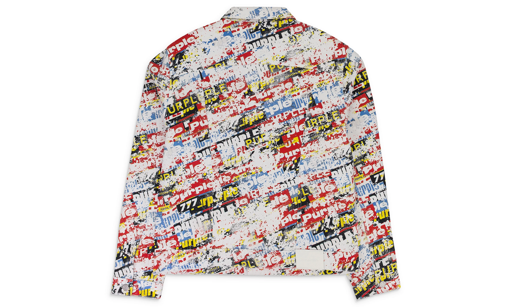 STICKERS TRUCKER AOP DENIM JACKETS "Multi" PRP XOTW 0029