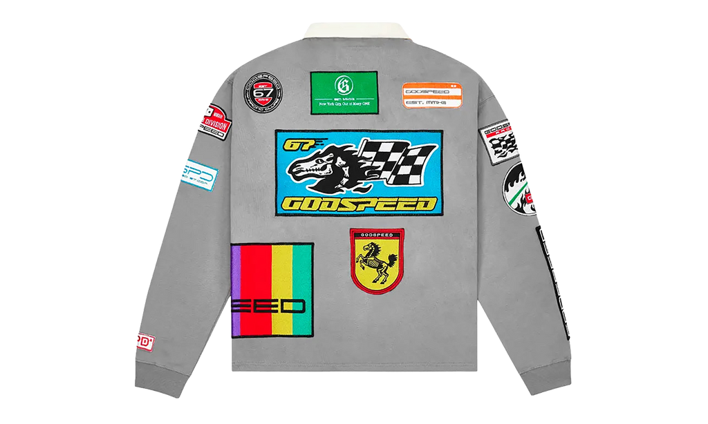 GRC Quarter Zip Polo "Grey Boom" GS106