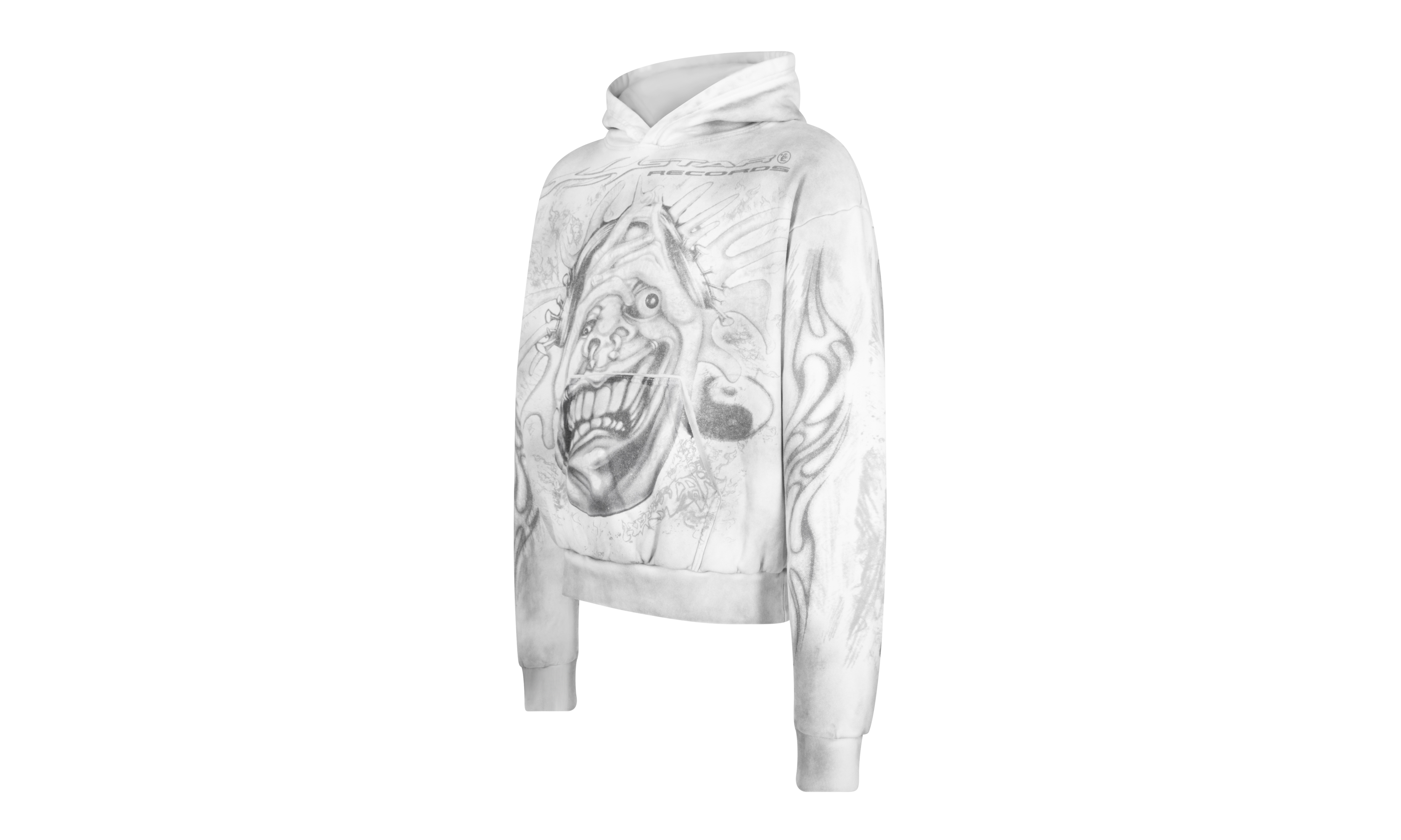 Hstar Records Hoodie "White" HSR016