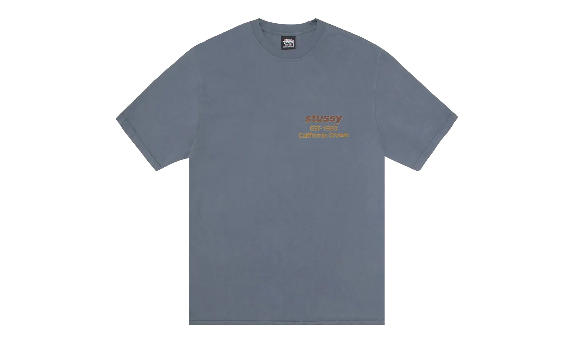 California Grown Pigment Dyed Tee "Navy" STUS391