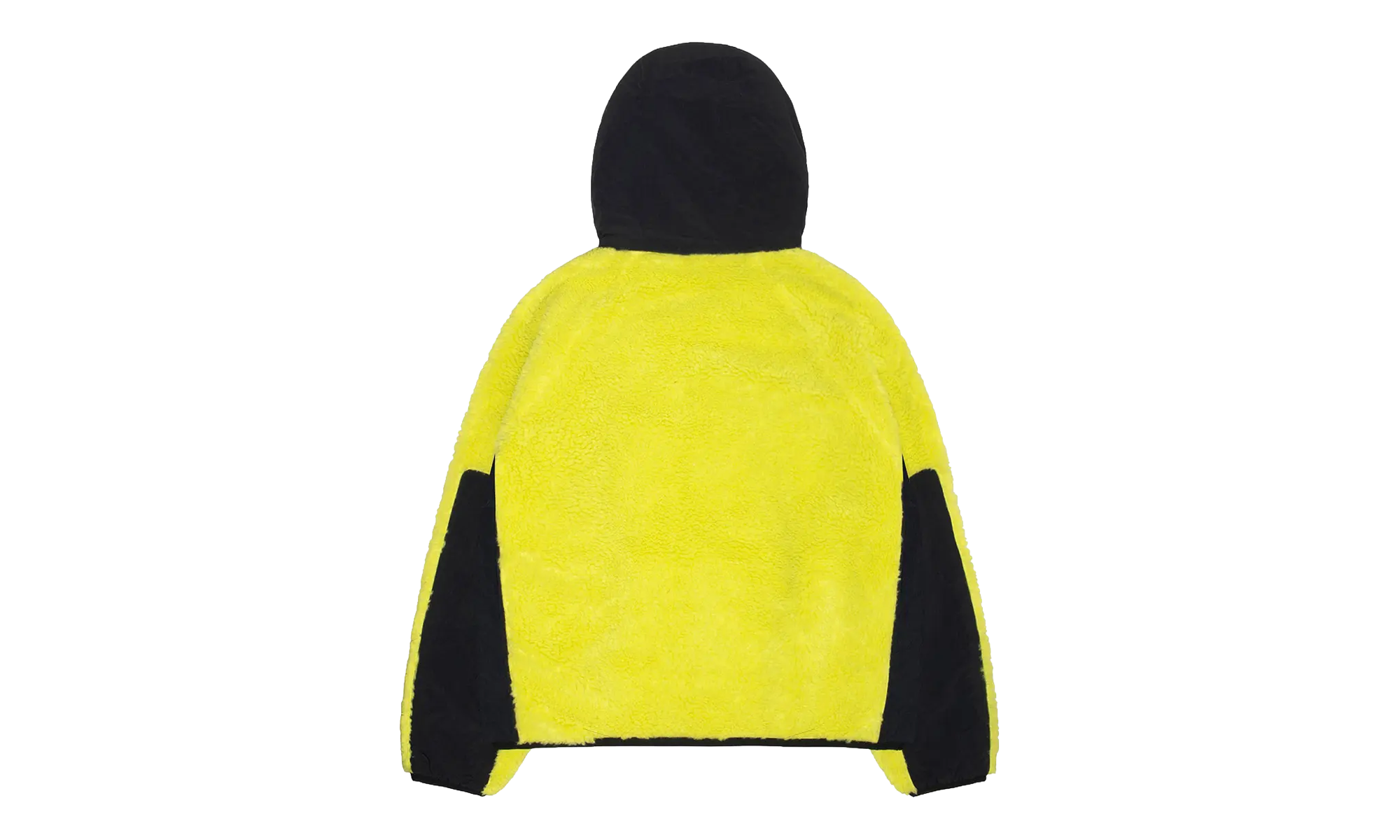 Sherpa Paneled Hooded Jacket "Lime" STUS393