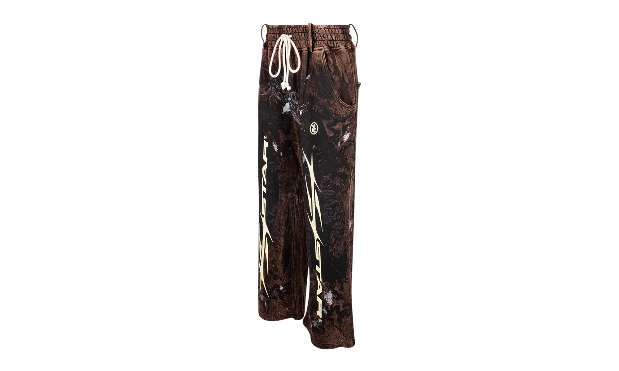 Graffiti Sweatpants "Brown" HSR014