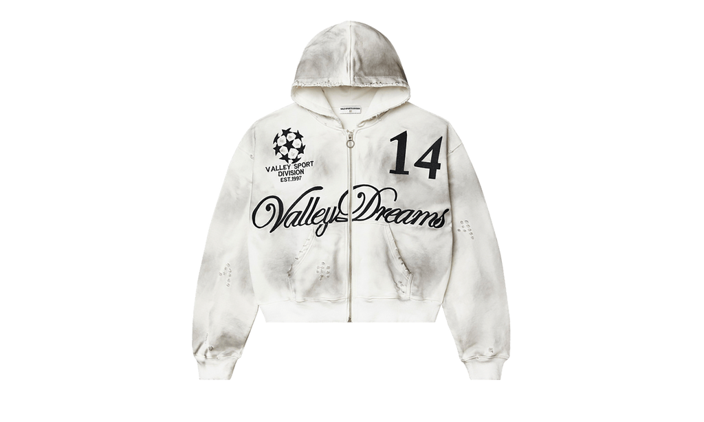 Oreo 14 Zip Up Hoodie "Dest / Smoke" VALE JA 007 OZUH WT