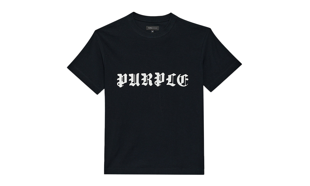 Gothic Wordmark Tee 'Black' "Black" P104-JGBB324