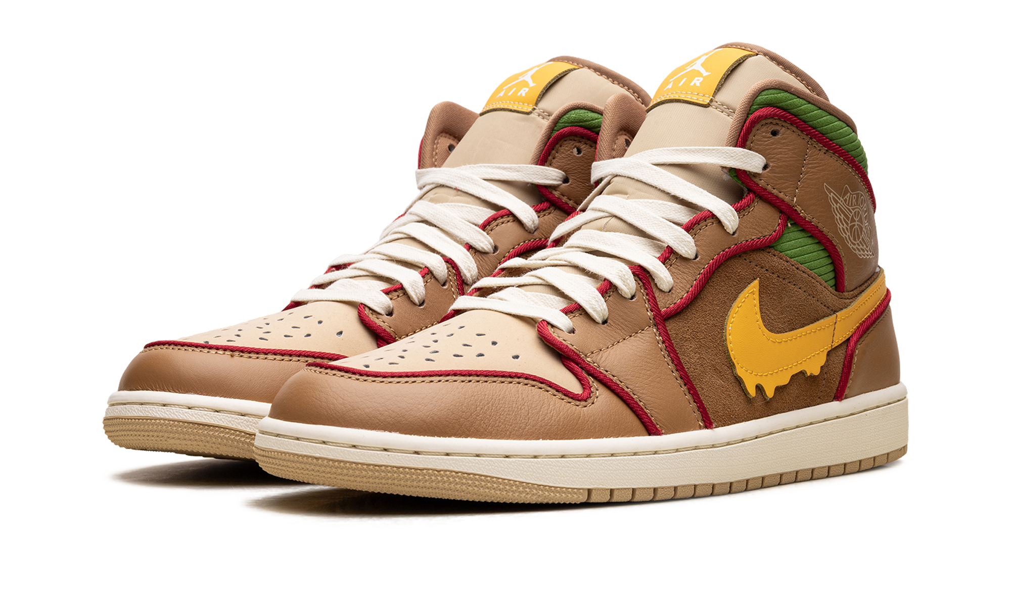 Air Jordan 1 Mid SE "Cheeseburger" HF4830 600