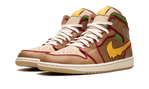 Air Jordan 1 Mid SE "Cheeseburger" HF4830 600