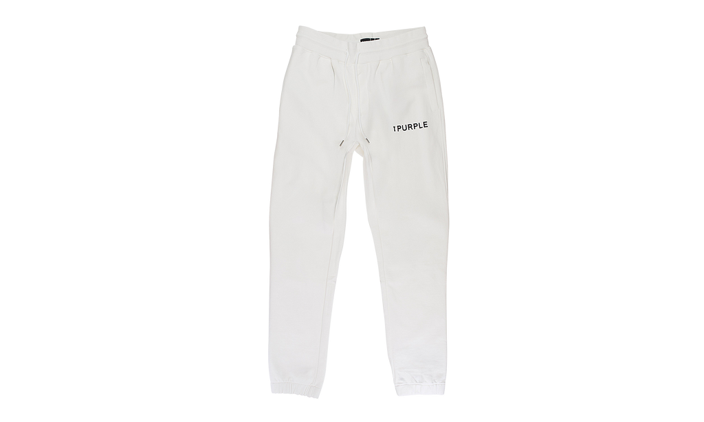 FRENCH TERRY SWEATPANT "White" P412 FWCP123