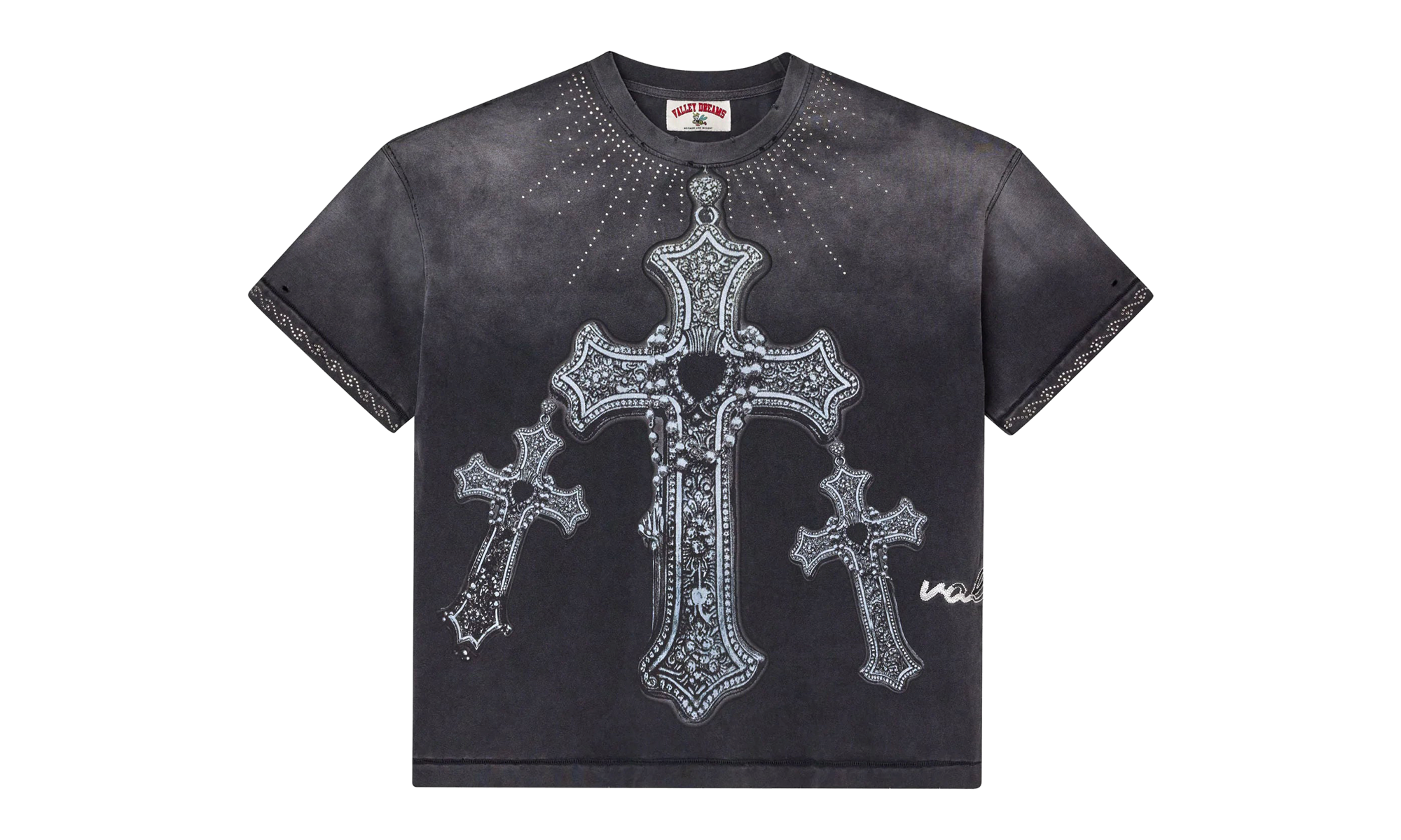 Pierced T-Shirt "Black" 10079629