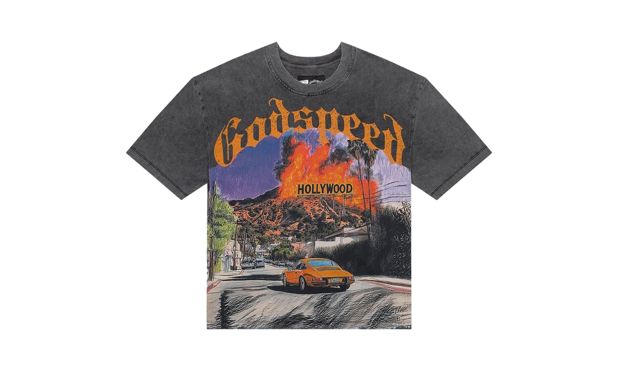 Los Scandalous T-Shirt "Grey Wash" XTN5D1VX