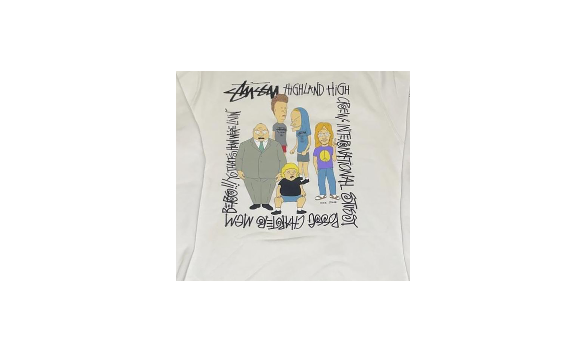 Beavis and Butthead Crewneck "White" STUS71