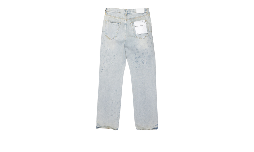 EMBOSSED DENIM "Blue" P011 EMJL423