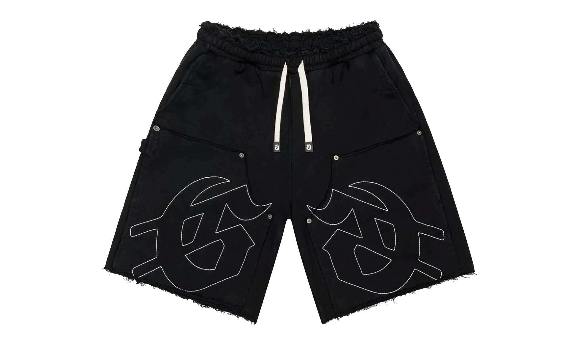 Carpenter-Distressed Shorts "Black" GS150