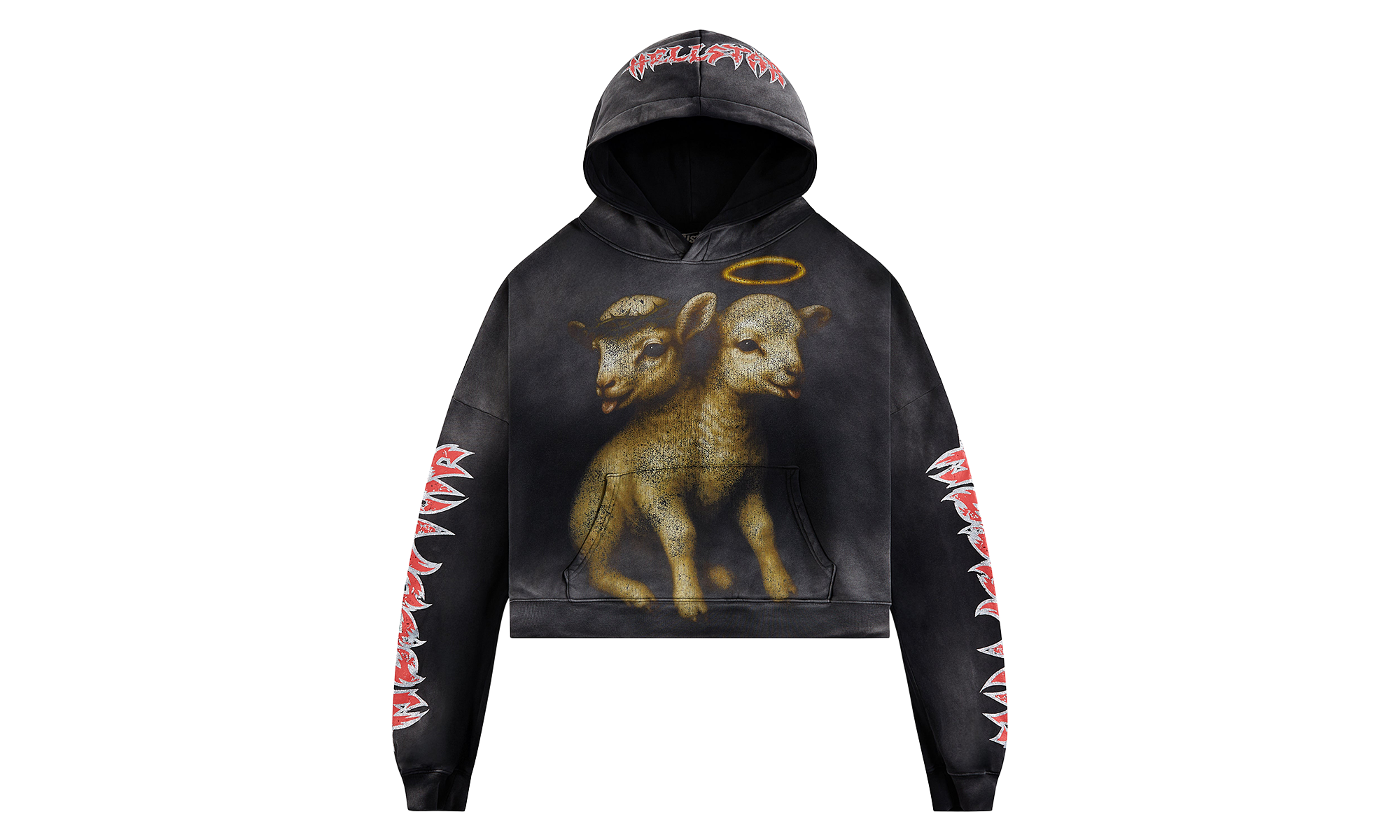 Lamb Hoodie "Black" HSR234