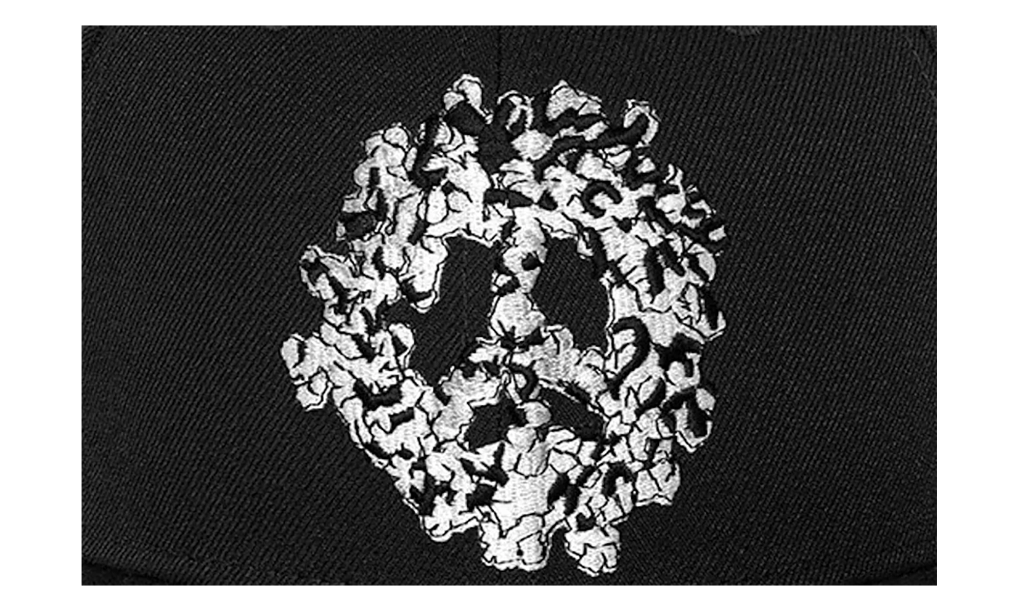 Peace Wreath Snapback Hat "Black" DT489