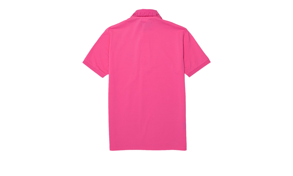 PIQUE KNIT POLO "Pink" P125 MPNP423