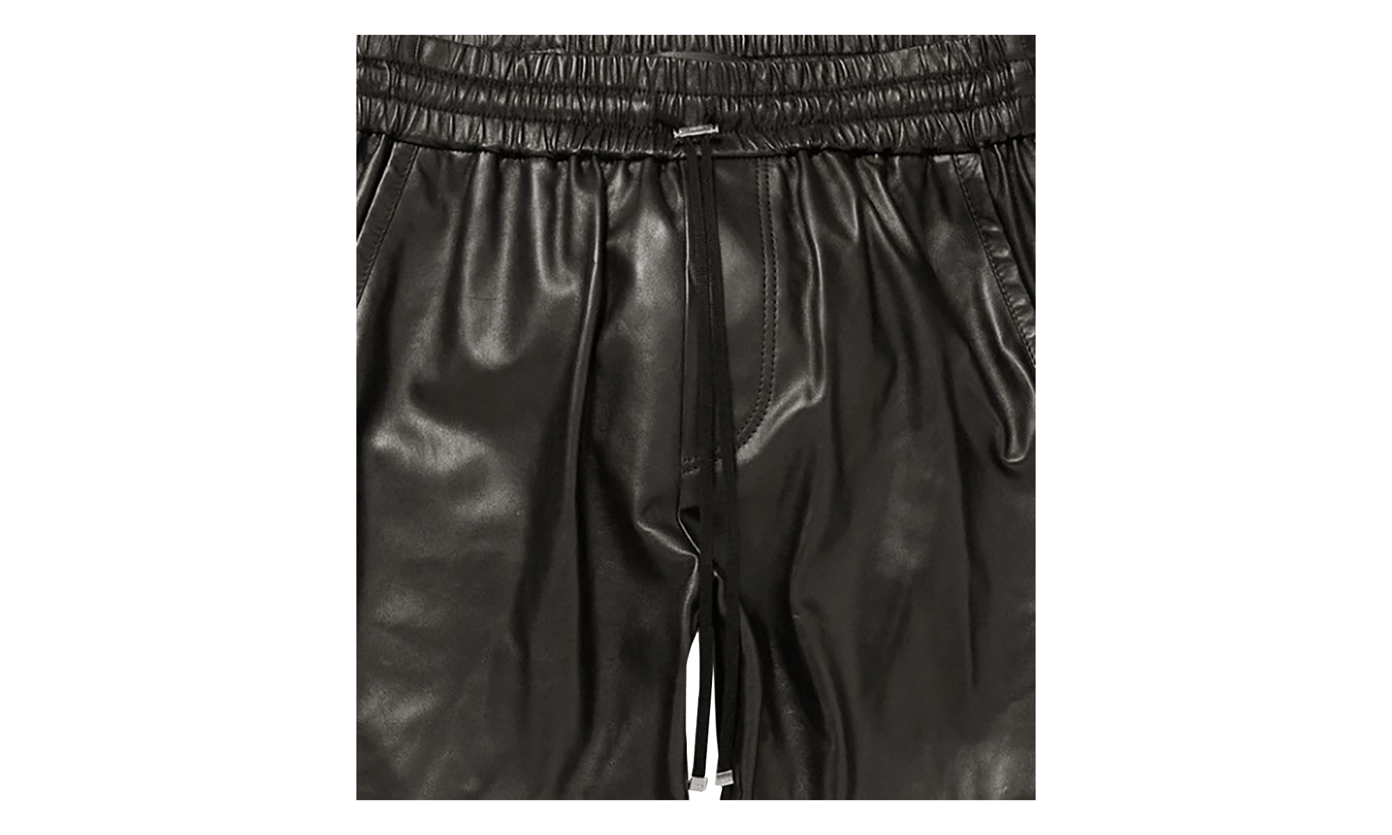 Leather Jogger Pants "Black" ALJPB