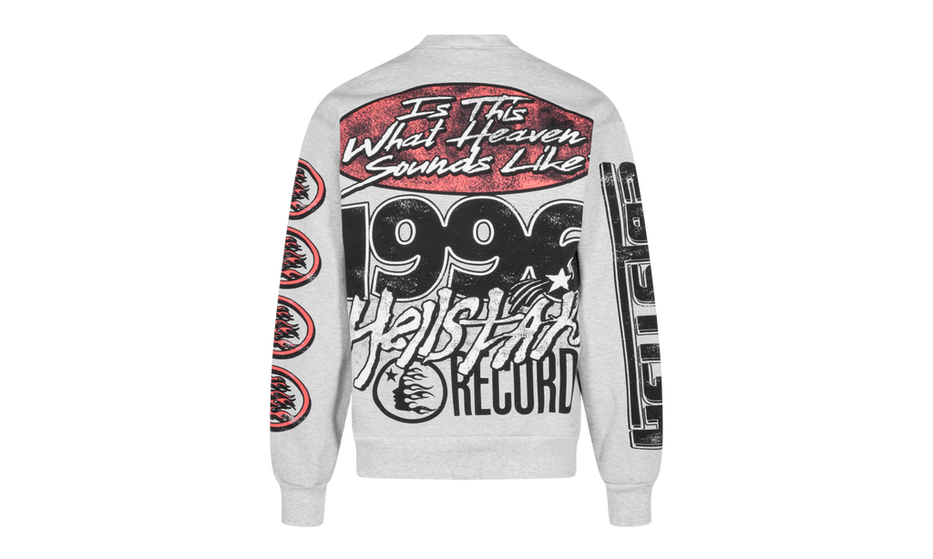 Records Crewneck "Grey" HSR026