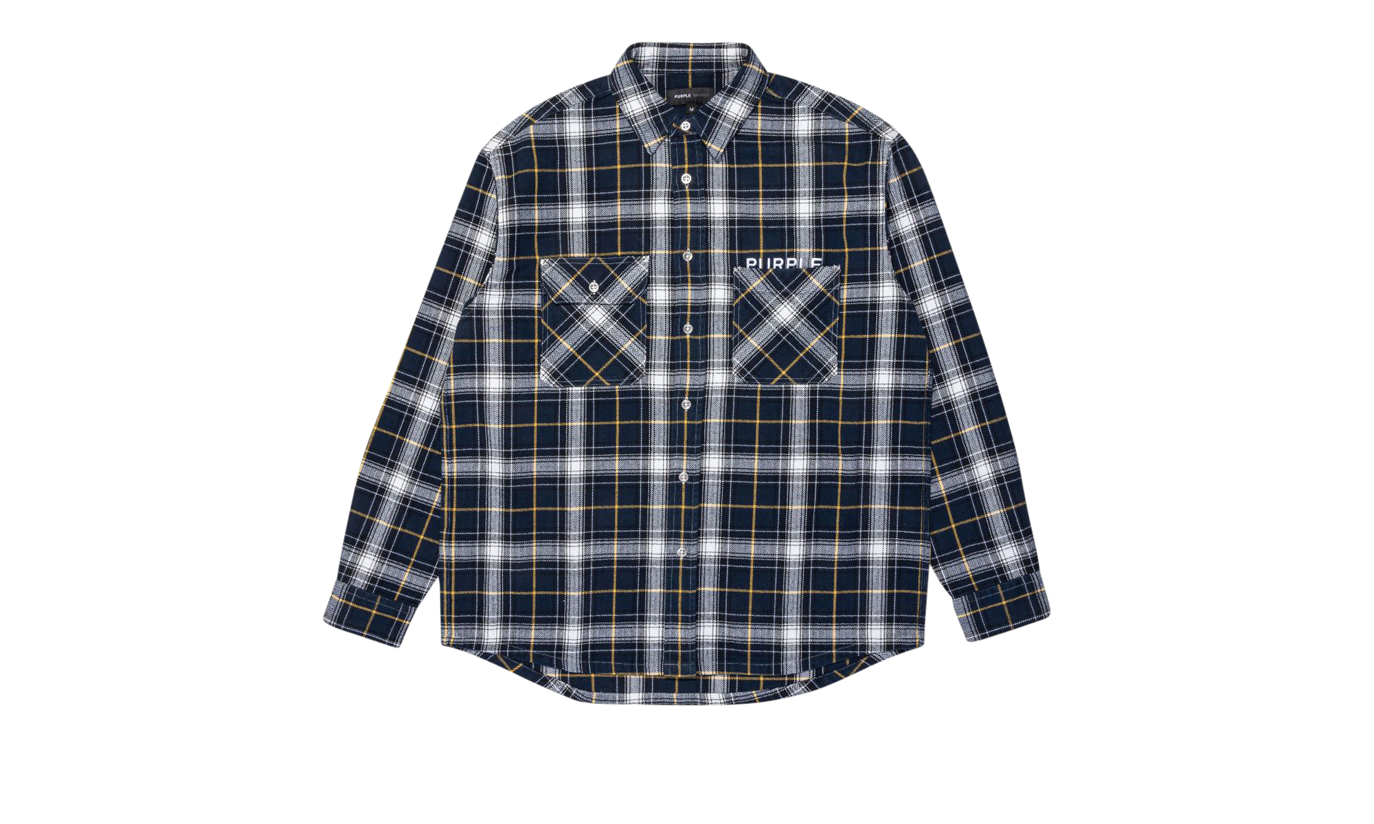 PLAID FLANNEL LS SHIRT "Black" P337 FPBM423