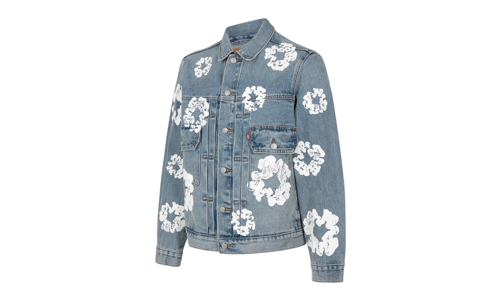The Cotton Wreath Denim Jacket "Light Wash" DT13