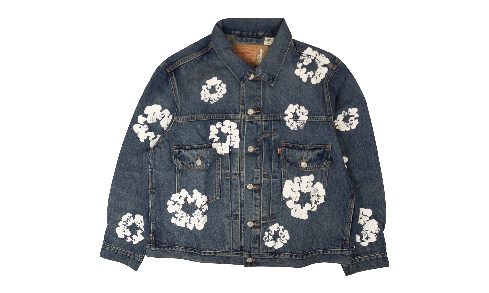 All Over Wreath Jacket "Dark Wash"