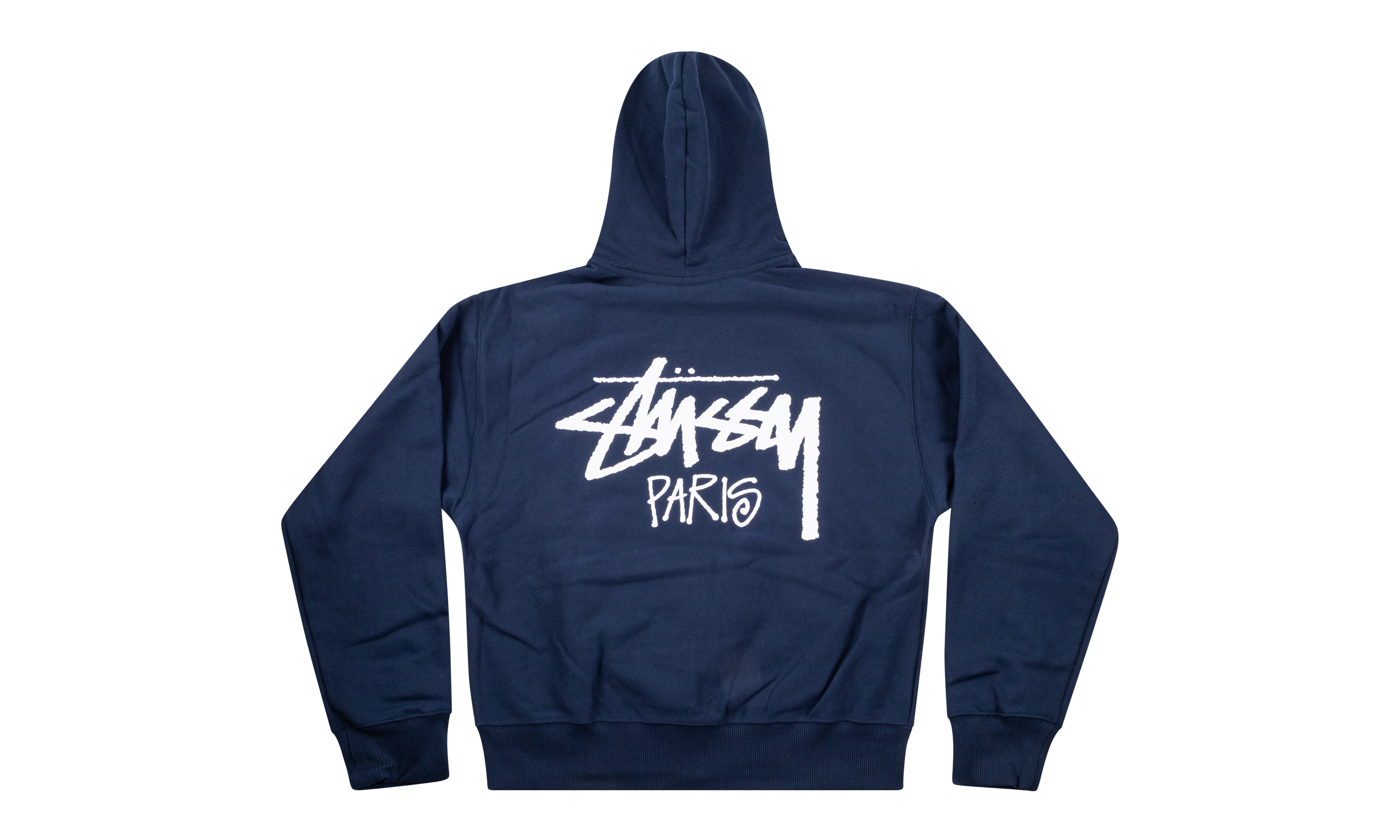 Paris Zip Up Hoodie "Navy" STUS292