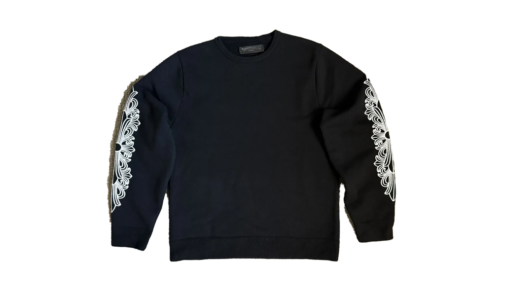 CASHMERE FLORAL KNIT SWEATER "Black" CHRM0477
