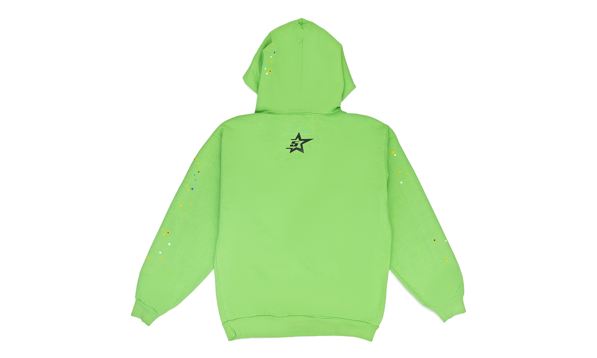 Rhinestone Punk V2 Hoodie "Slime Green" SP5der369