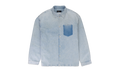 LS SNAP SHIRT JACKET "Blue" P034 LSLI723