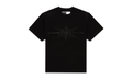 Rhinestone Silk SS Tee "Black" SP5der225