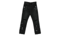 Knee Slit Paint Splatters "Black" P011 BRKS526