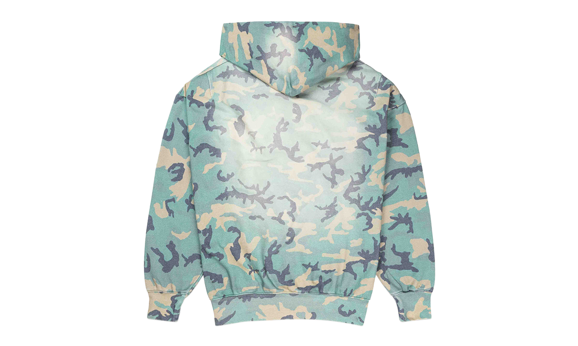 Faded Camo Hoodie 'Camo' "Green" P401-MFCA224