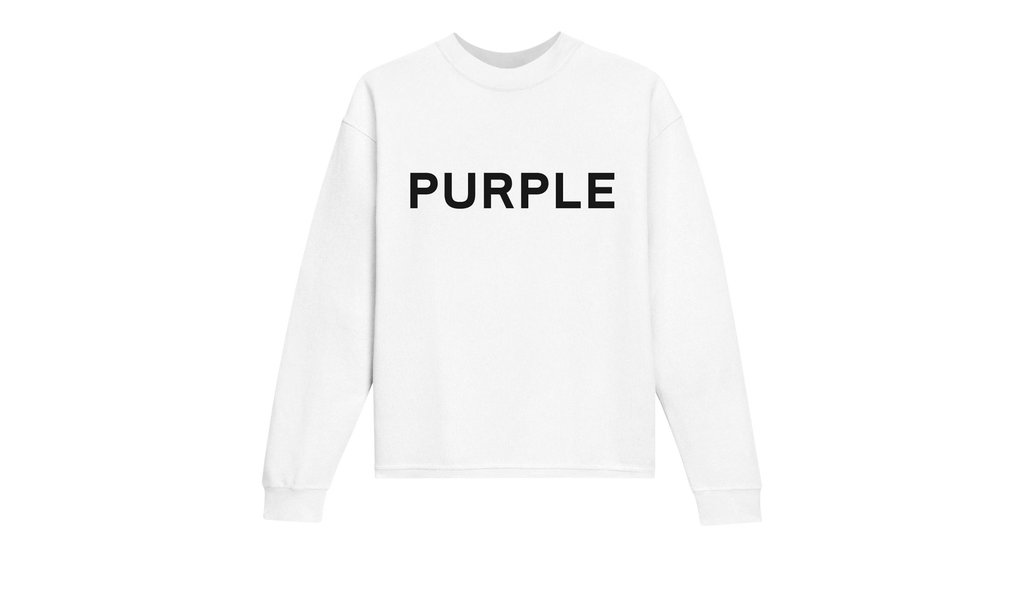HWT FLEECE CREWNECK "White" P402 HCMC423