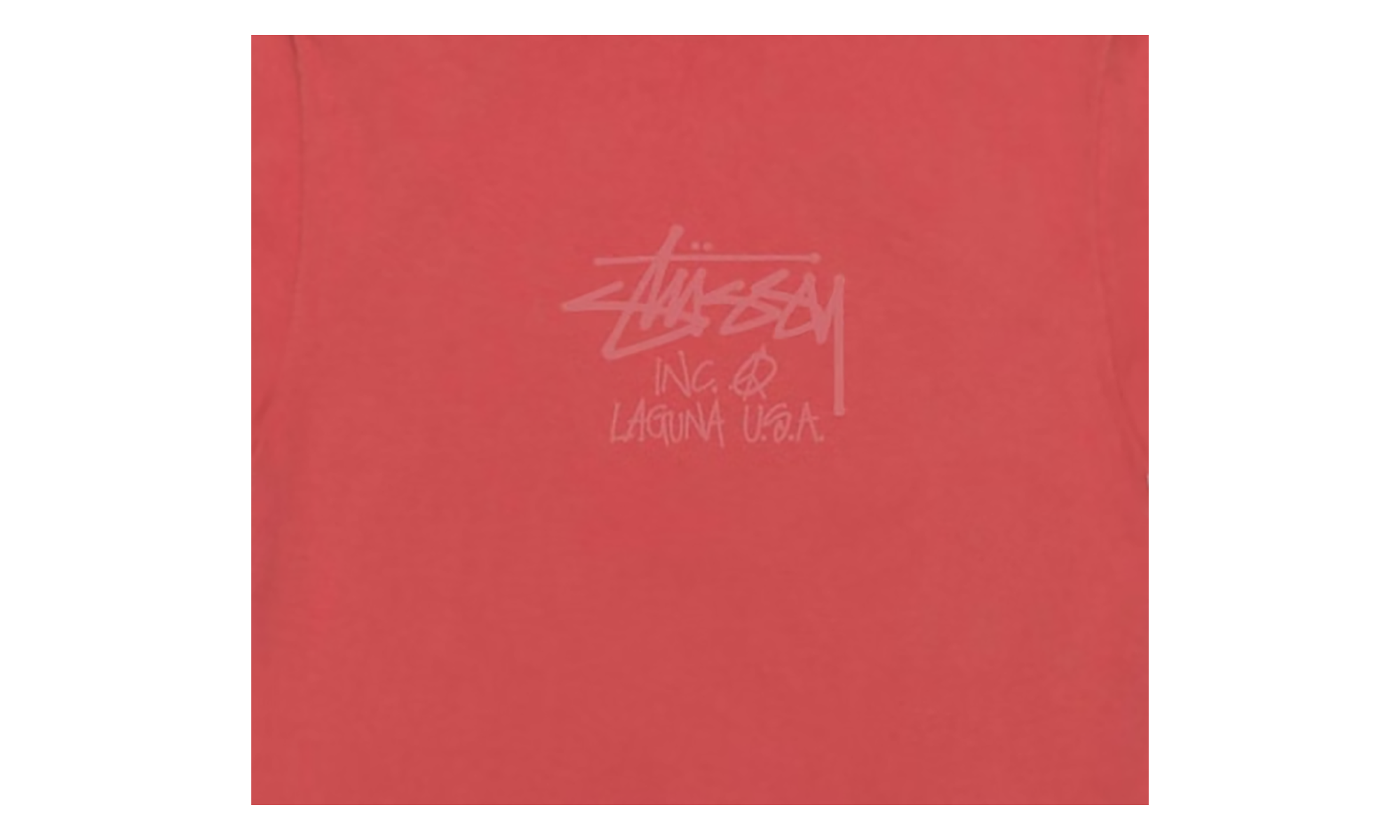Laguna USA Pigment Dyed Tee "Guava" STUS390