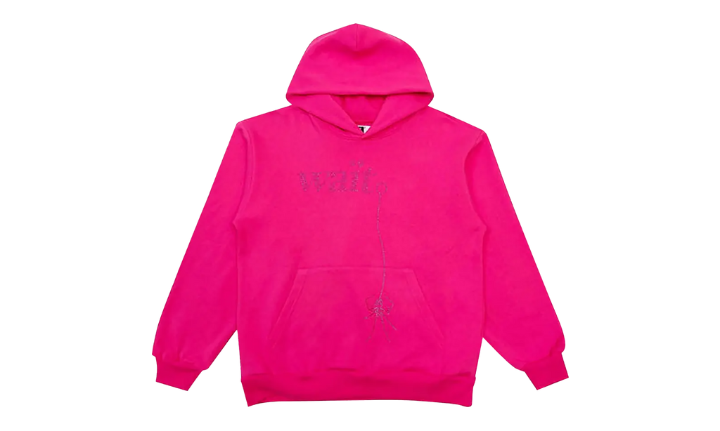 Wait Stone Rhinestone Hoodie "Pink" SP5der215