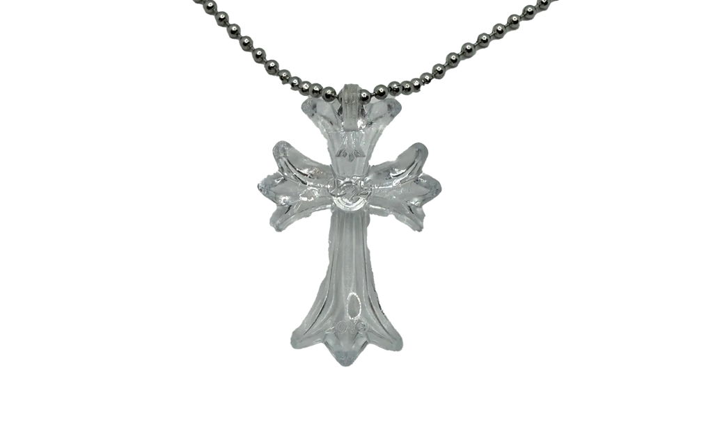 Silicone 30" Necklace "Clear" CHRM0468
