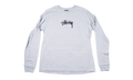 Stock Chest Logo Longsleeve Tee "Grey" STUS103
