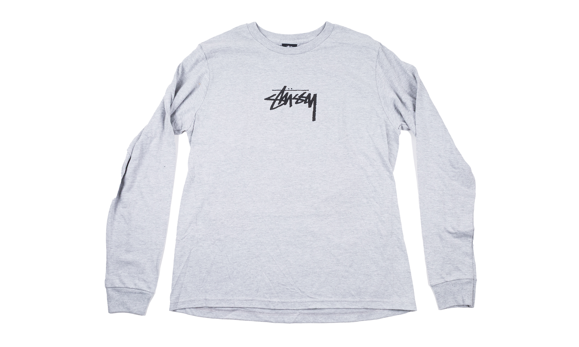 Stock Chest Logo Longsleeve Tee "Grey" STUS103