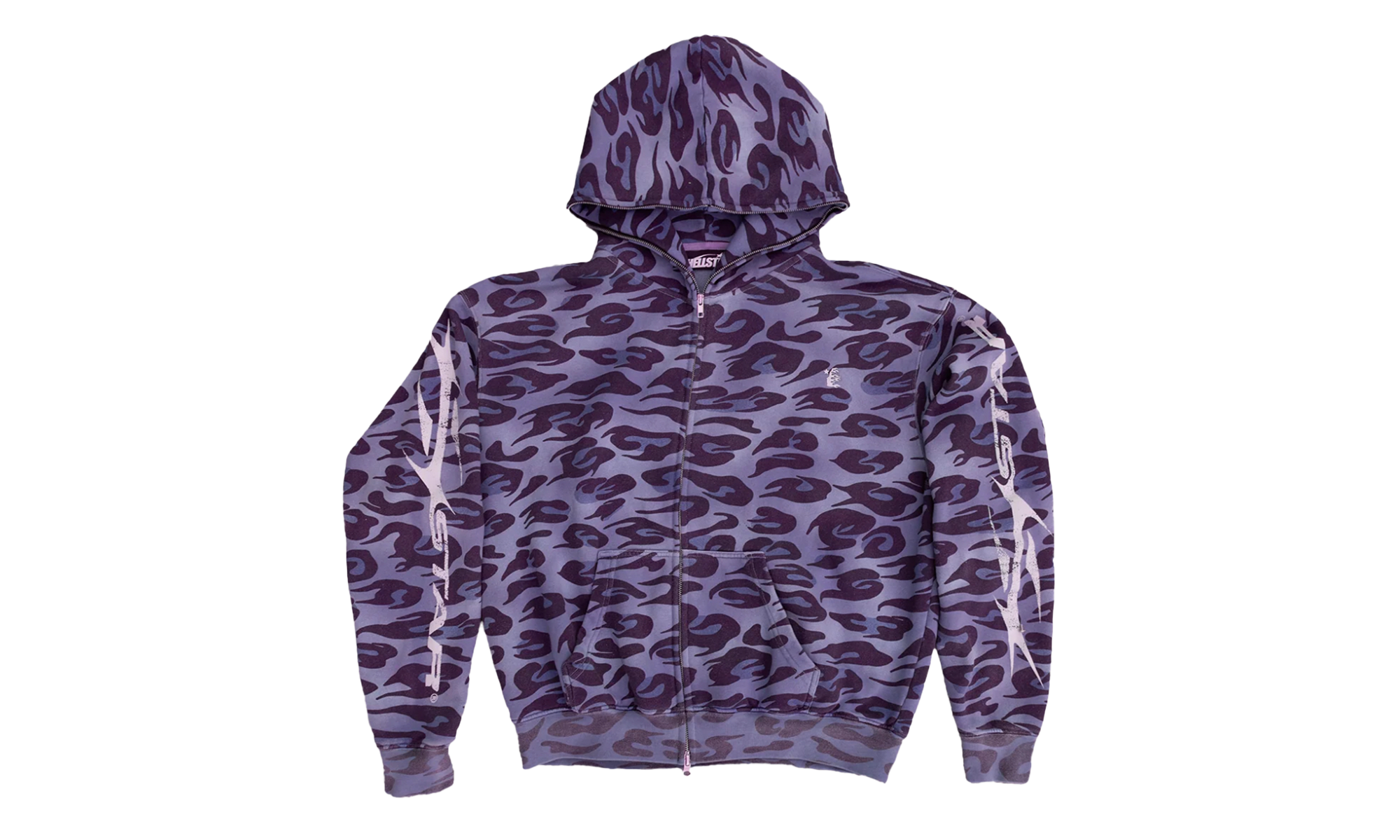 Cheetah Zip-Up Hoodie "Purple" HSR072