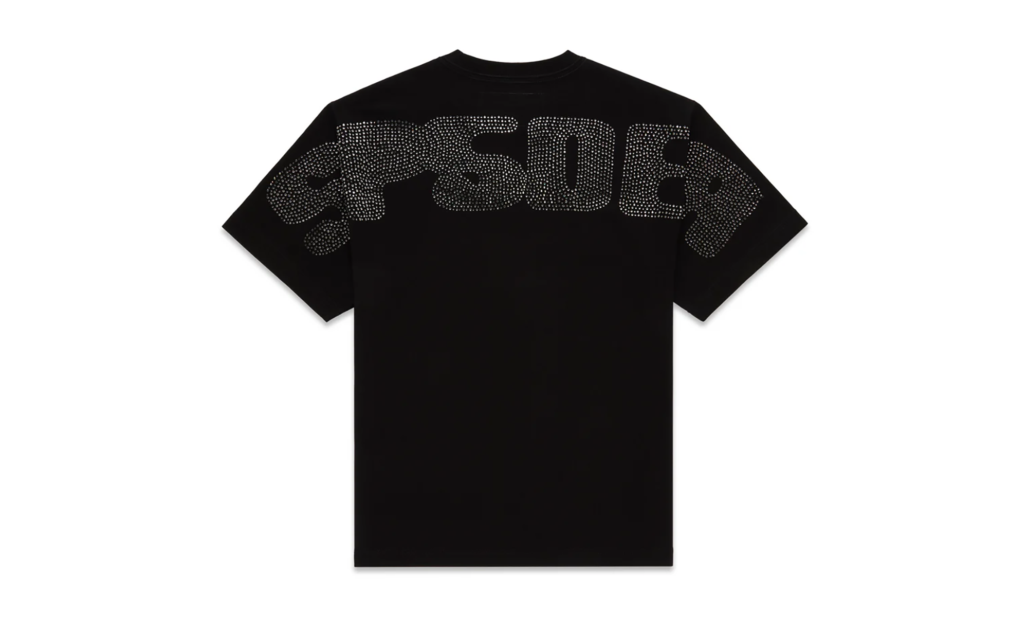 Rhinestone Silk SS Tee "Black" SP5der225