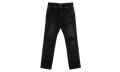Leather Straight MX1 Jean "Vintage Black" AMDNGH1086 097