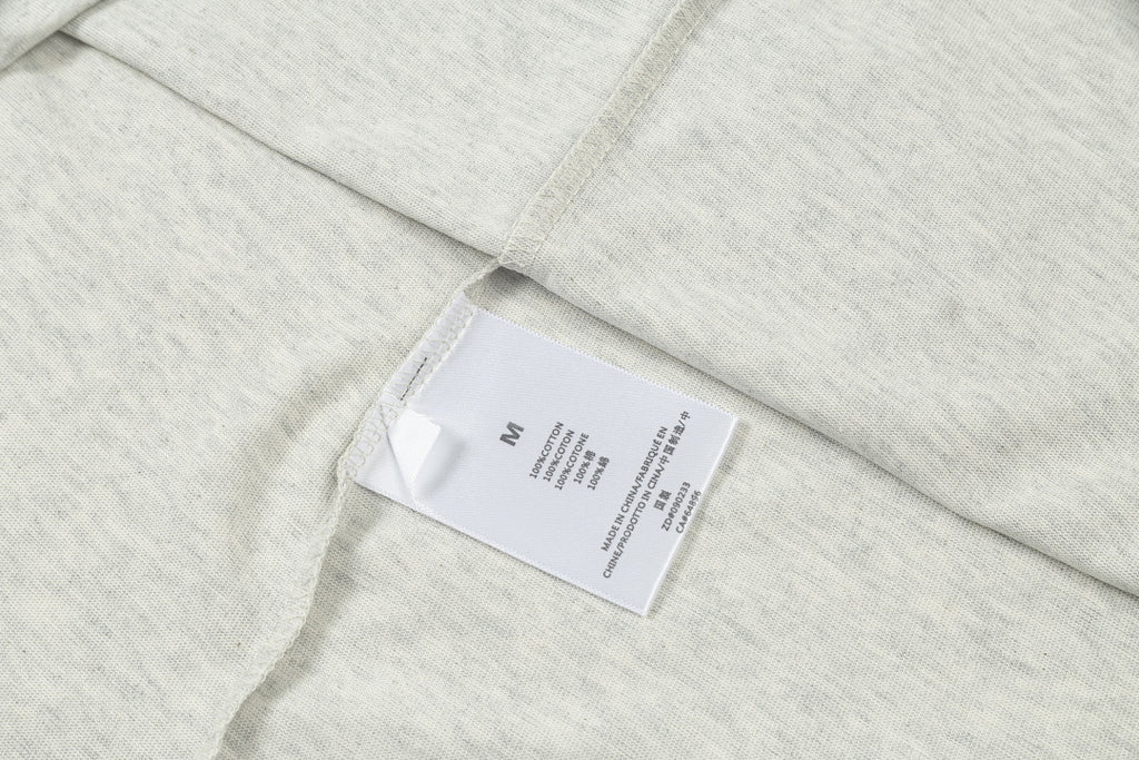 Fear of God Essentials 24SS Silicone Logo Knit Tee - Desert Wheat