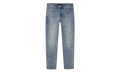 P001 Weft Buckshot Jeans "Mid Indigo" P001 CWBK425